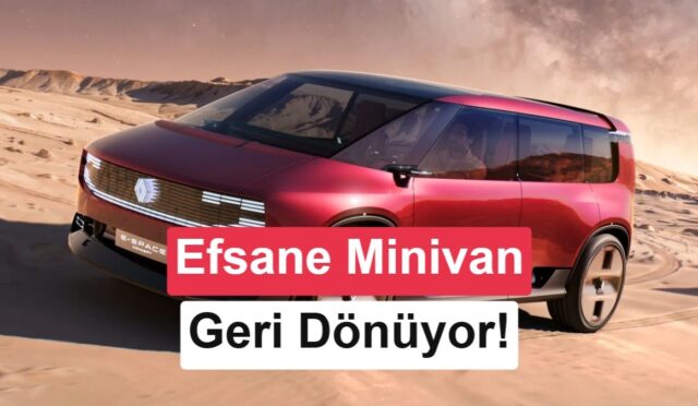 Renault E-Space Concept, Elektrikli Minivanın Yeni Yüzü
