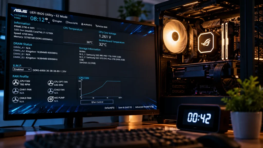 Bilgisayarın açılış aşamasında BIOS ekranını beklerken yapılan kontroller