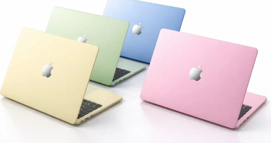 dokunmatik ekranlı MacBook