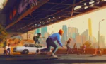 Electronic Arts logosu ve şirket merkezinden genel bir görünüm