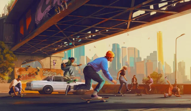 Electronic Arts logosu ve şirket merkezinden genel bir görünüm
