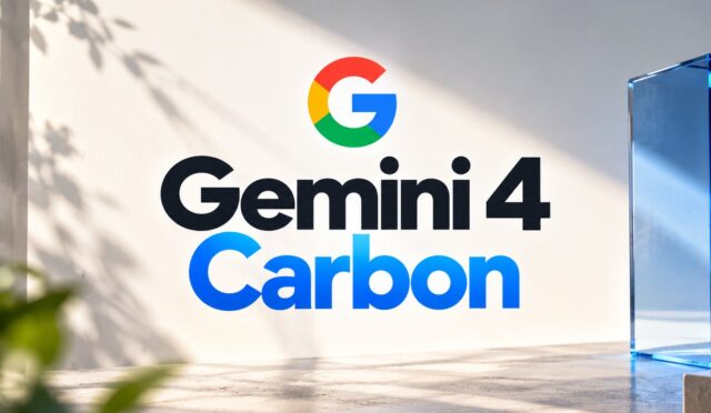 Google DeepMind tarafından geliştirilen Gemini 4 Carbon modelinin tanıtım görseli