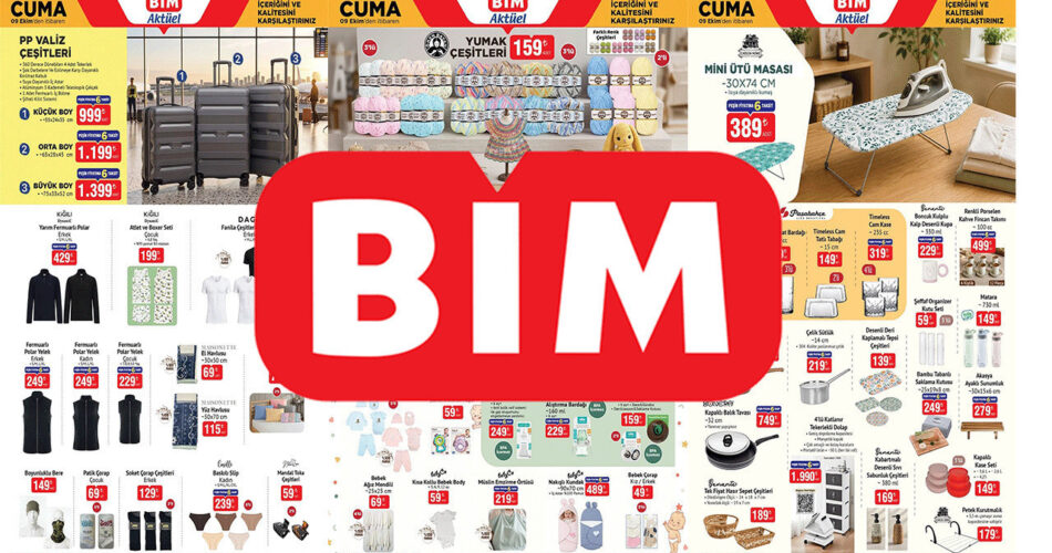 BİM Rafları 9-15 Ekim’de Yenileniyor