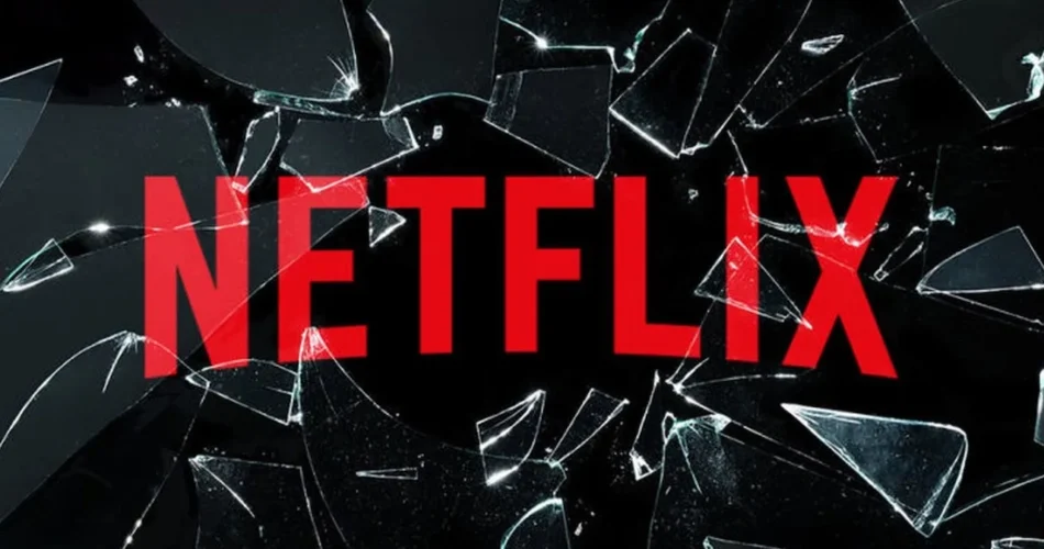Netflix logosu ve platform arayüzü