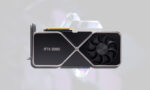 NVIDIA RTX 3090 ekran kartının yakın plan tanıtım görseli