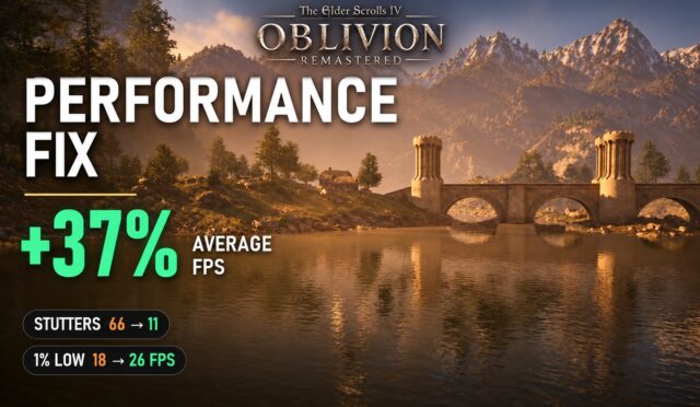 Oblivion Remastered oyunundan genel bir manzara