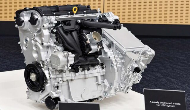 Toyota'nın yeni nesil hibrit motor teknolojisinin tanıtım görseli