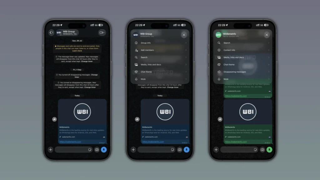 WhatsApp’ın Sohbet Ekranı Değişiyor! Yeni Özellik Kullanıma Sunuldu