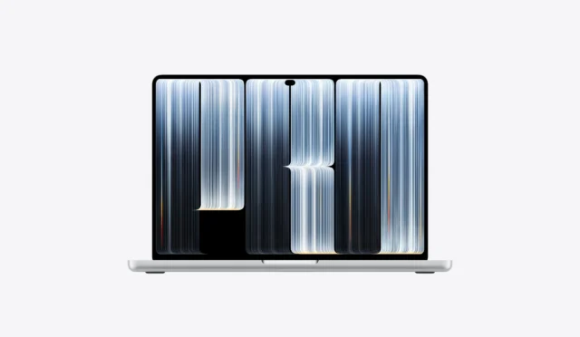 Yeni MacBook Pro serisinin genel tanıtım görseli